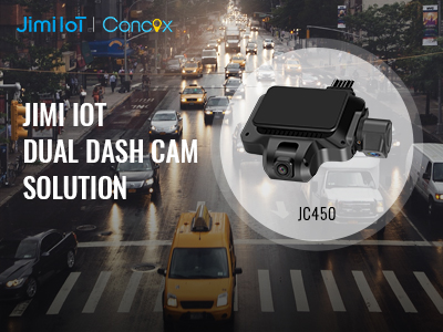 A GPS tracking solution enhanced with Jimi IoT JC450 Dual dash cam possibilities.Contact us now to learn more